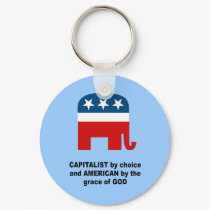 Capitalist by choice keychains