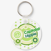 Capitalist Hippie Keychain