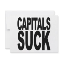 Capitals Suck invitations by MyShirtSucks Capitals Suck invitations