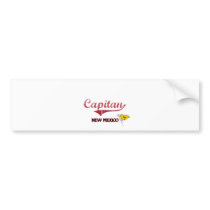 Capitan New Mexico City Classic Bumper Stickers