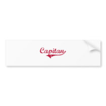 Capitan New Mexico Classic Design Bumper Stickers