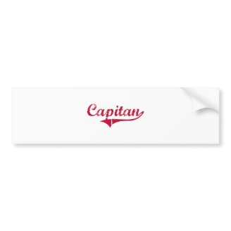 Capitan New Mexico Classic Design Bumper Stickers