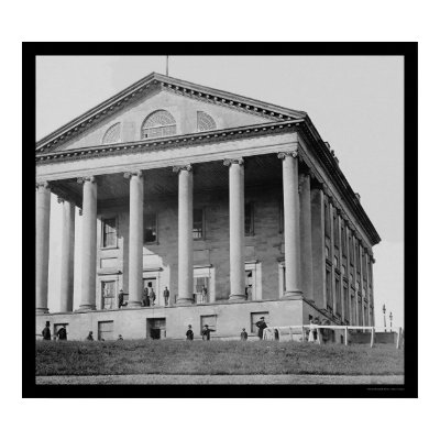 Capitol Building in Richmond, VA 1865 Poster by lc_civilwar