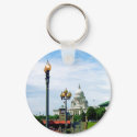 Capitol Building Seen From Waterplace Park keychain