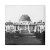 Capitol Building Washington D.C. 1845 Fridge Magnet