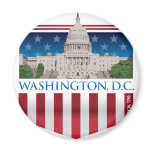 Capitol Building - Washington DC Refrigerator Magnets