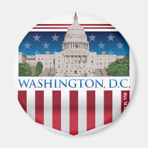 Capitol Building - Washington DC Refrigerator Magnets