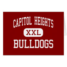 Capitol Heights - Bulldogs - Junior - Montgomery Greeting Cards