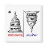 Capitol Fridge Magnet