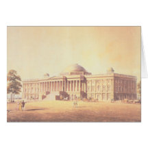 Capitol of the United States, engraved by Cards
