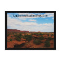 Capitol Reef National Park, Utah postcards