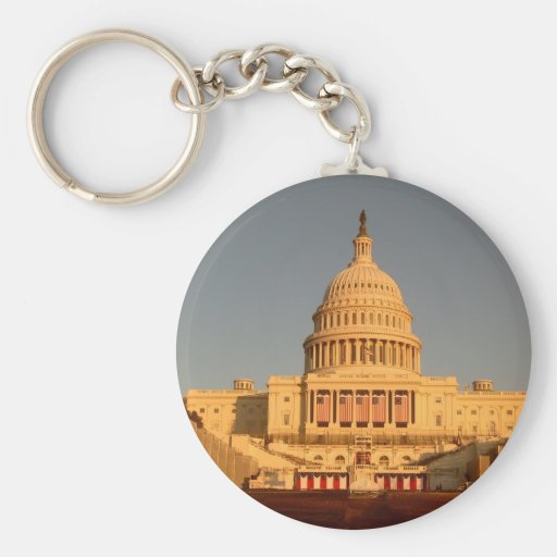 Capitol Sunset Keychain