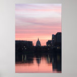 Capitol Tidal Sunrise Poster