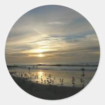 Capitola Sunset Beach Stickers