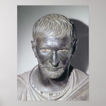 Capitoline Brutus, 4th-3rd century BC Posters