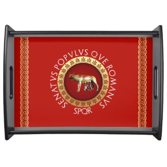 Capitoline Wolf Serving Tray