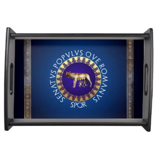 Capitoline Wolf Serving Tray