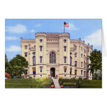 Capitolio viejo del estado de Baton Rouge Luisiana Felicitaciones