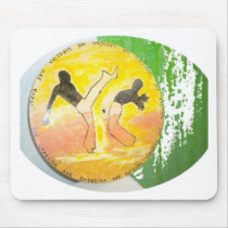 capoeira ginga axe mousepad