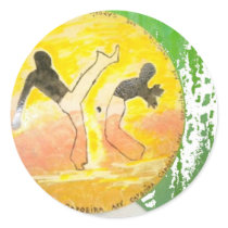 capoeira ginga axe sticker