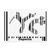 Capoeira my love postcard barcode