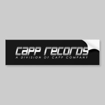 CAPP Records Bumper Sticker bumper stickers