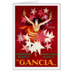 Cappiello Card or Invitation:  Gancia Vermouth