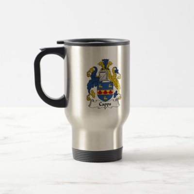 Capps Family Crest Mugs by coatsofarms