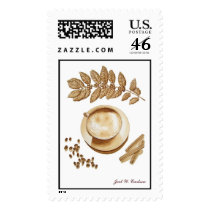 Cappuccino and Cinnamon postage by joeyartist Cappuccino and Cinnamon postage