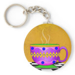 Cappuccino Cup Keychain