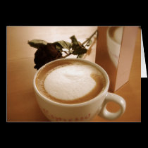 Cappuccino & Enchanted Rose Card cards