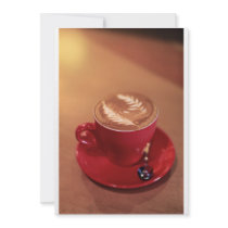 Cappucino Blank Personalized Announcement