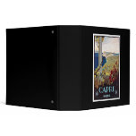 Capri, Italy Vintage Travel Poster 3 Ring Binders