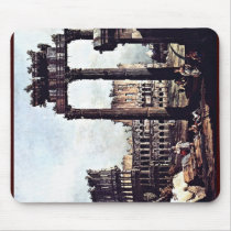 Capriccio Romano Colosseum  By Bernardo Bellotto Mousepad