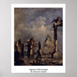 Capriccio With Pyramid By Francesco Guardi Posters