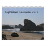 Capricious Coastlines 2012 calendars