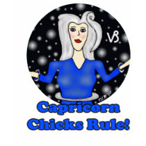 Capricorn Chicks Rule t-shirts