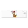 Capricorn Christmas Bumper Sticker
