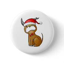 Capricorn Christmas buttons