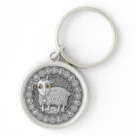 Capricorn Coin key chain
