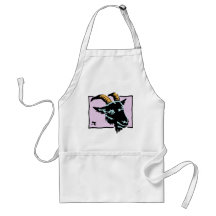 Capricorn | Cute Fun Cool Design Aprons
