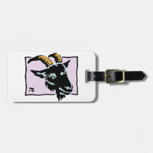 Capricorn | Cute Fun Cool Design Tag For Luggage
