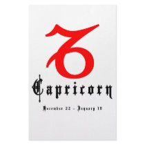 Capricorn, December 22 - January 19 stationery
