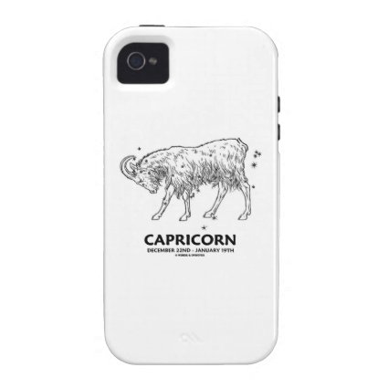 Capricorn (December 22nd - January 19th) iPhone 4/4S Case