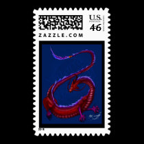 Capricorn Dragon postage