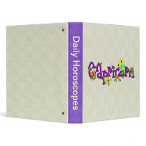 Capricorn Flowers Binders