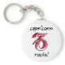 Capricorn Horoscope Sign design! Keychain