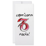Capricorn Horoscope Sign design! Personalized Rack Card