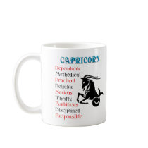 Capricorn Horoscope Zodiac Sign mugs by all_items Capricorn Horoscope Zodiac Sign mugs