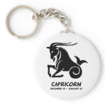 Capricorn Keychain